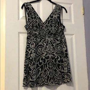 NWT INC Beautiful Empire Waist Top